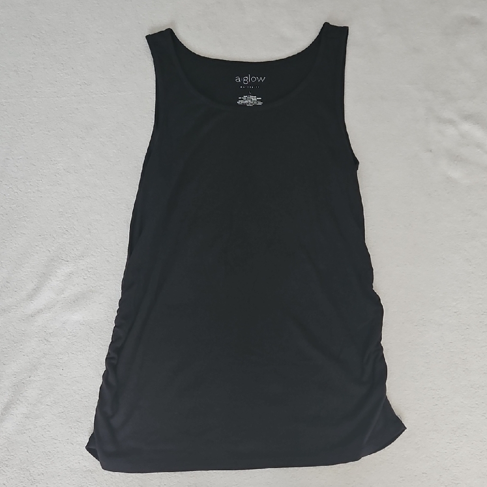 a:glow Women's Black Tank Top
